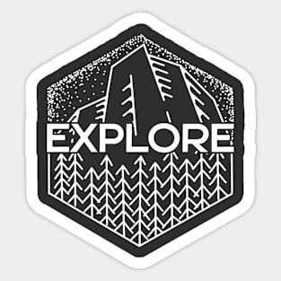 Explore Mountains Sticker